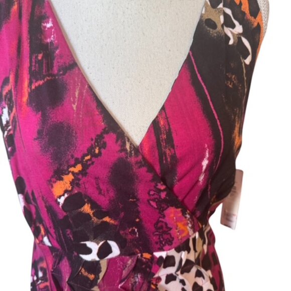 ❤️NWT SPRING/SUMMER ANIMAL PRINT MULTI DRESSSMALL - Picture 2 of 8